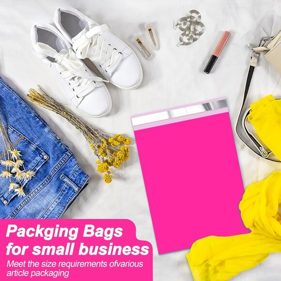 🔥 (25) 10x13" THANK YOU Poly Mailers Hot Pink Shipping Envelope Bags - Picture 3 of 8